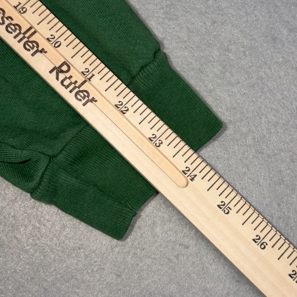 Sp5der Web Hoodie Men Medium Hunter Green Graphic Pullover Streetwear Y2K Star - Picture 7 of 7